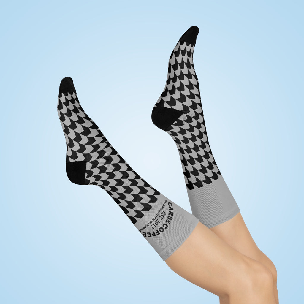 The C&C Crew Sock in Grey