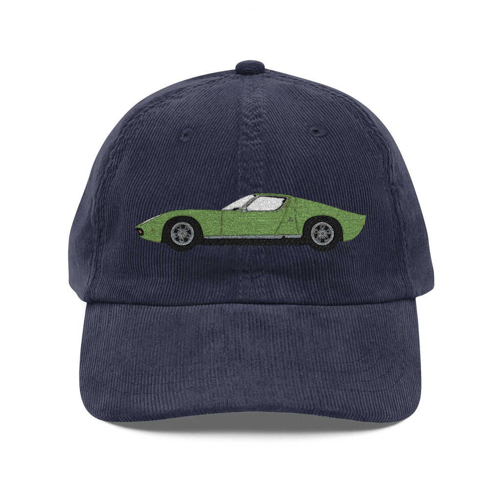 The C&C Lamborghini Miura Embroidery Corduroy Cap