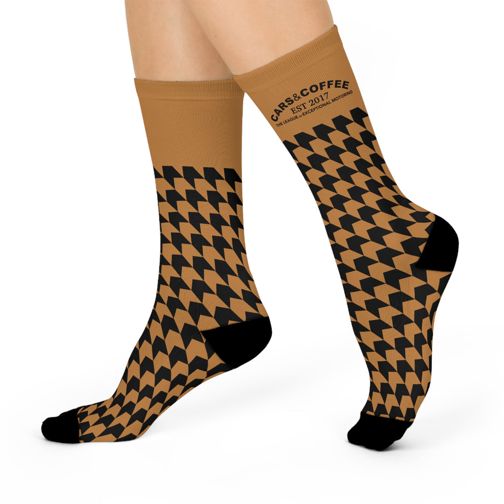 The C&C Crew Sock in Brown