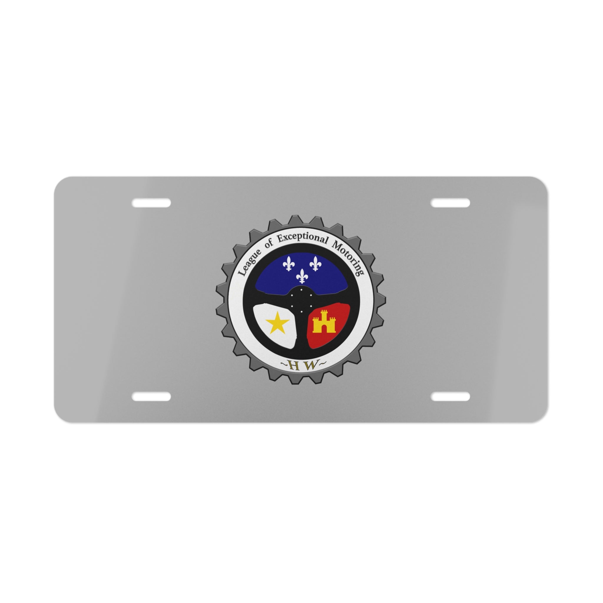 The C&C Chevron Plate in Light Grey